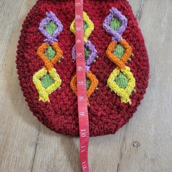 Crochet Red Bag/Purse - Picture 7 of 7